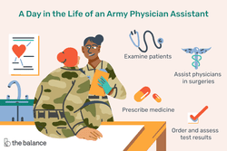 A day in the life of an army physician assistant: Examine patients, assist physicians in surgeries, prescribe medicine, order and assess test results