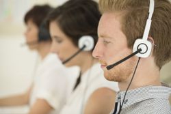 call center workers