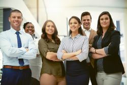 Business team in office