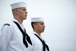 Color Guards on the USS Carl Vinson