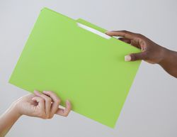 Green folder