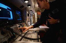 Air Force Officers in Missile Silo