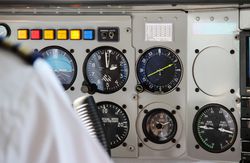 Gauges In Cockpit