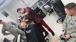 Army Soldiers haircut